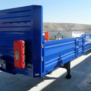 Ceylan Treyler Tray with side wall 3 axles 13-60 expandable Blue
